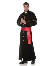 Pfarrer Kostüm mit Schärpe 