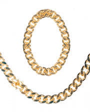 Rapper Goldkette und Armband 