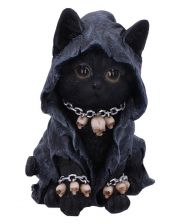 Reaper Katze mit Totenschädel Ketten 16cm 