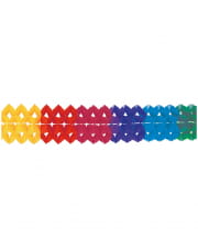 Rainbow Girlande Schwer Entflammbar 20x400cm