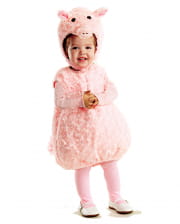 Pink piggy baby costume 