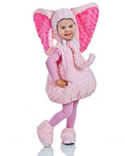 Pink Plush Elephant Toddler Costume 