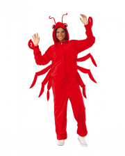 Lobster Plüsch Onesie als Tier Kostüm 