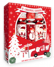 Santa & Snowman Giant Crackers 10 Pcs. 