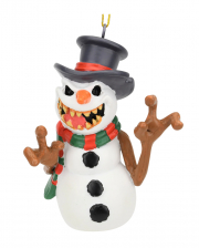 Scary Snowman Christmas Bauble 7,5cm 