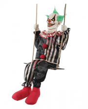 Schaukelnder Horror Clown Chuckles Halloween Animatronic 