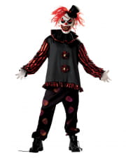 Horror Clown Kostüm mit Maske 