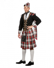 Mens Costume Scotsman Highlander Well Hung Scottish Kilt Fancy Dress Carnival 