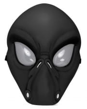 Alien Sci-Fi Maske schwarz