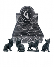 Schwarze Katze Talisman 9cm 