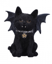 Schwarze Katzenfigur Vampuss 16cm 