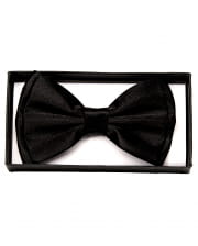 Black Satin Bow Tie Deluxe 