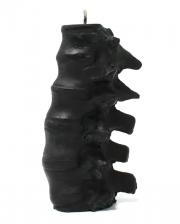Schwarze Wirbelsäulenkerze 13 cm 