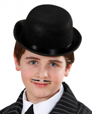 Black Bowler Hat For Children 