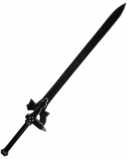 Black Cosplay Sword Cushion Weapon 