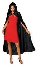 Schwarzes Kapuzen Cape