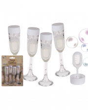 Seifenblasen Sektglas 4 St.