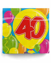 Napkins balloon 40 