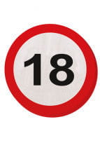 Napkin traffic sign 18 