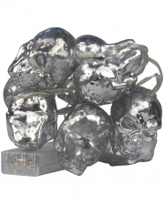 Silver Skull LED Light Chain 1,5m 