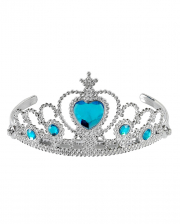 Prinzessinnen Tiara mit Türkisen Schmucksteinen
