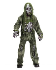 Skelett Zombie Kinder Kostüm Deluxe 