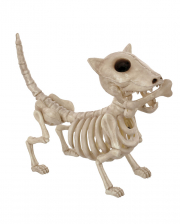 Skeleton Dog With Bone 27cm 