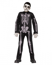 Skeleton Children Costume Jumpsuit