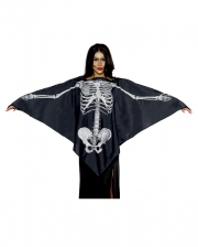 Halloween Skelett Poncho 
