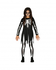 Knochen Mädchen Kinder Kostüm 