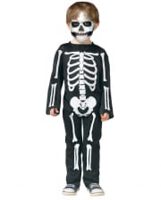 Skelett Kleinkinderkostüm 