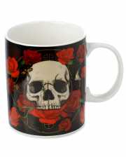 Skulls & Roses Totenschädel Tasse 9,5cm 