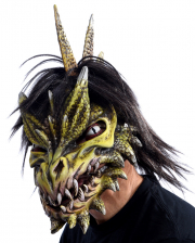 Spike Dragon Mask With Movable Jaw