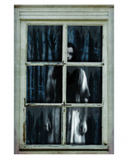 Creepy Geistermädchen Halloween Fensterdeko 