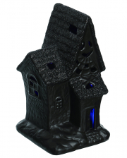 Spooky Glitter Haunted House Decoration With LED 
