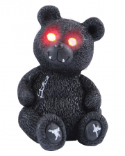 Gothic Bär mit roten LED Augen 