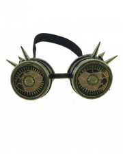 Steampunk Schweisserbrille mit Spikes 