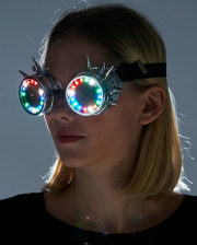 LED Steampunk Schweißerbrille 