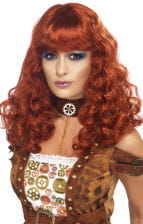 Steampunk wig copper 