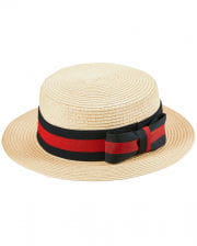 Straw Hat Deluxe With Hatband 