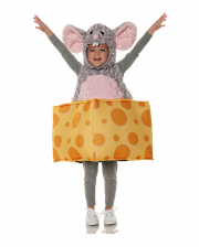 Süße Maus mit Käse Kleinkinder-Kostüm 