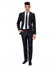 Suitmeister Solid Black Anzug 