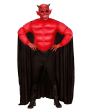 Devil Costume Shirt With Cape