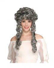 Death Princess curly wig gray 