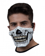 Skull Half Mask Made Of Latex 