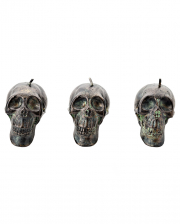 Skull Tealights Set Of 3 