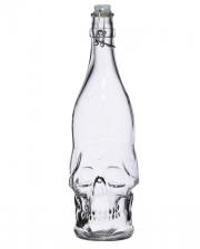 Totenschädel Wasserflasche mit Bügelverschluss 1L 