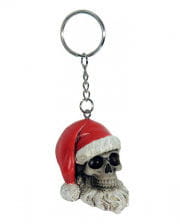 Skull Santa Claus Key Chain 