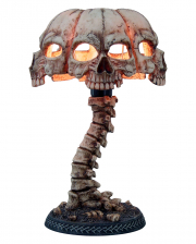 Skull Lamp With Spine 
