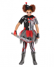 Creepy Circus Clown Children Costume 